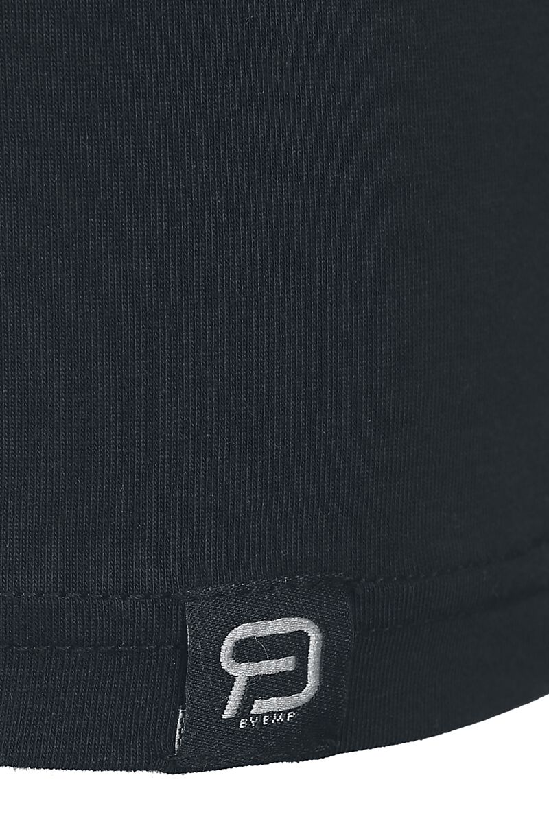 Double Red Emblem Long Sleeve Tee