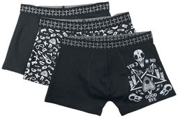 Boxershorts with Pentagram and Occult Motifs