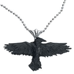 Black Raven, Alchemy Gothic, Necklace
