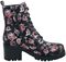 Boots with Rose Print