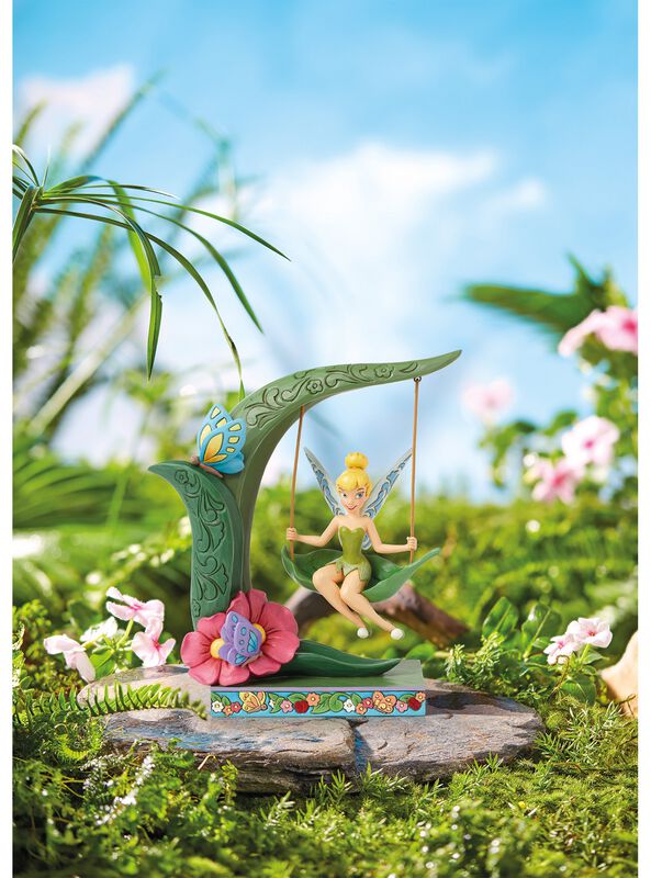 Tinkerbell Spring Time Square Tinker Bell - Suspended in Springtime Magic | Peter Pan Decoration ...