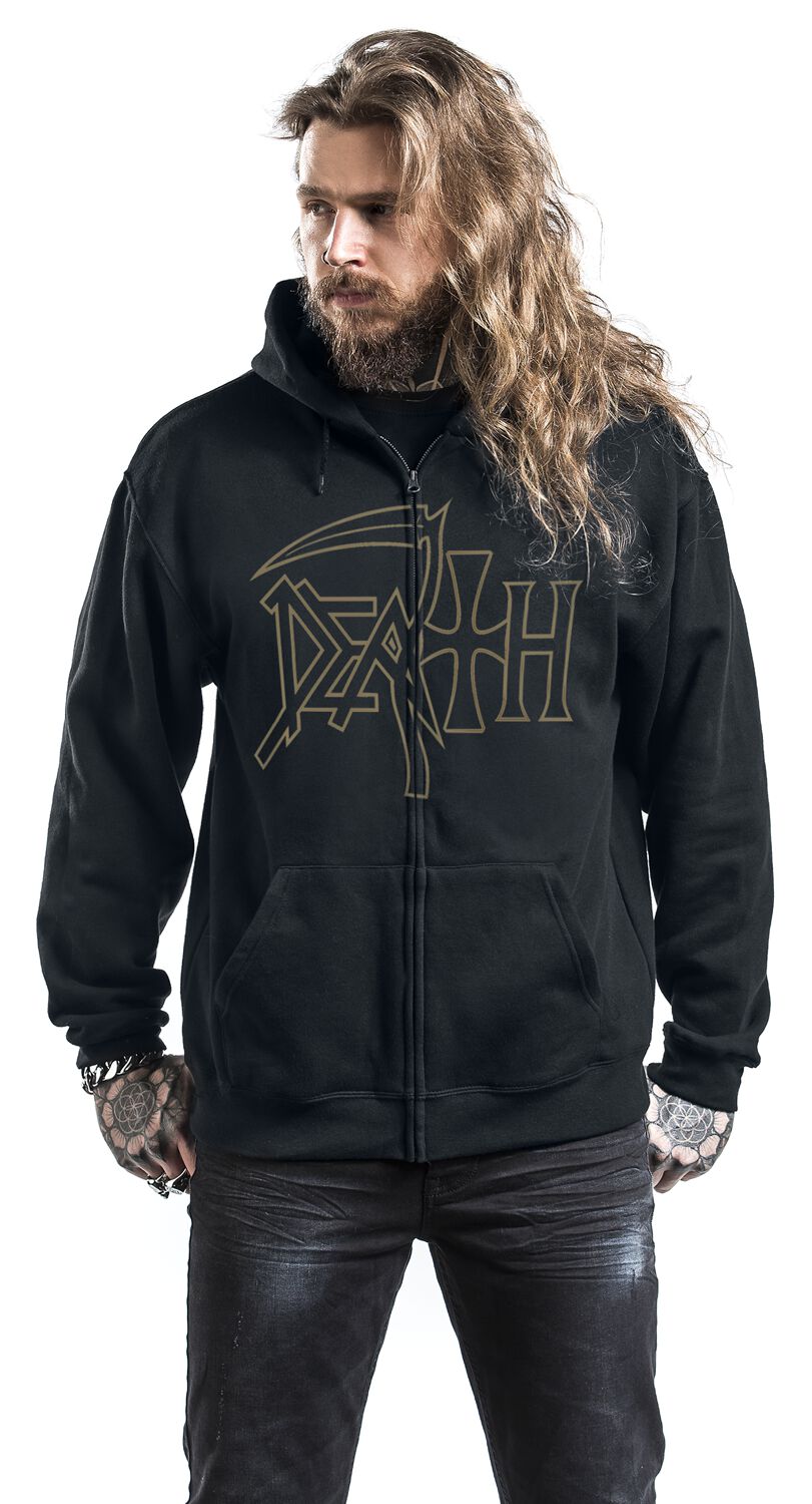 DEATH The Sound Of Perseverance Zip-Up Hoodie NEW! Relapse Records SS4199