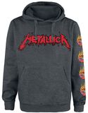 Flower Skull, Metallica, Hooded sweater