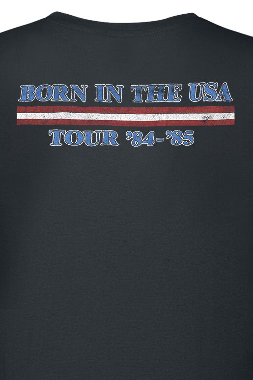 Sweat à Capuche Bruce Springsteen Born In The USA 85 - Licence Officielle, Noir, Unisexe