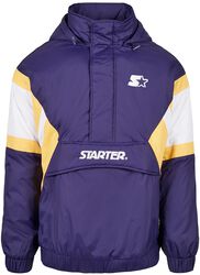 Starter colour block half-zip retro jacket, Starter, Between-seasons Jacket