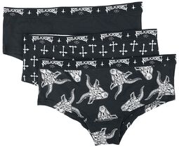 Panty Set with Gothic Motifs