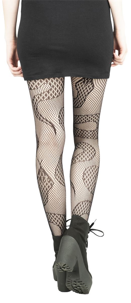 Snakes Fishnet Tights | Banned Tights | EMP