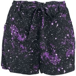Shorts with Galaxy Print