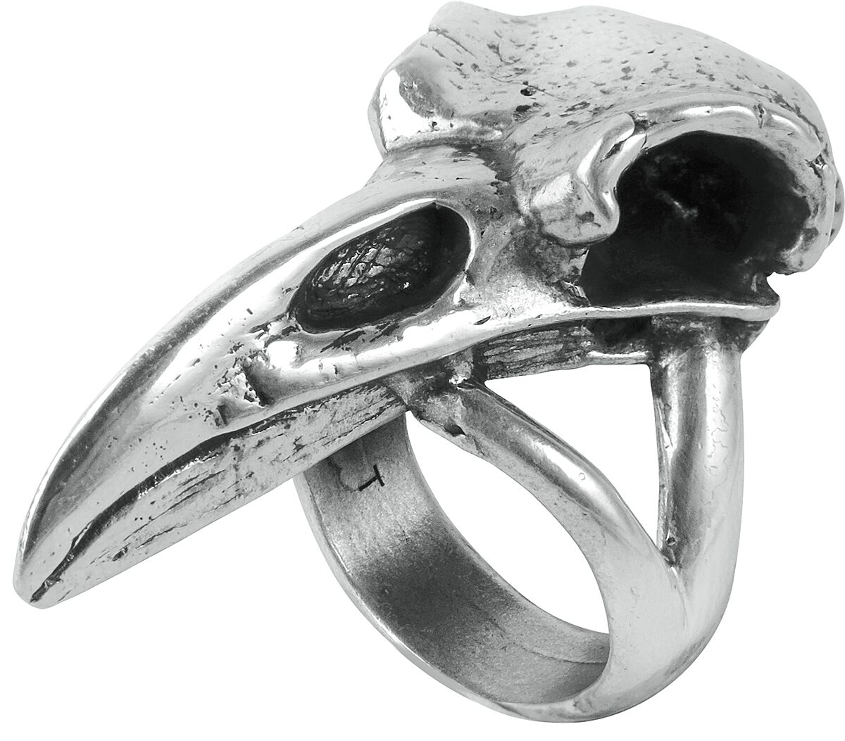 Raven Skull Gothic Ring | EMP