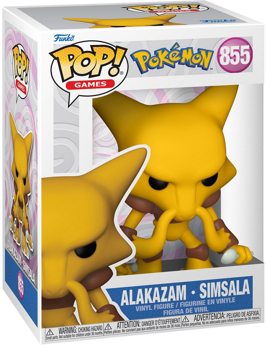 Alakazam - Simsala vinyl figurine no. 855, Pokémon Funko Pop!
