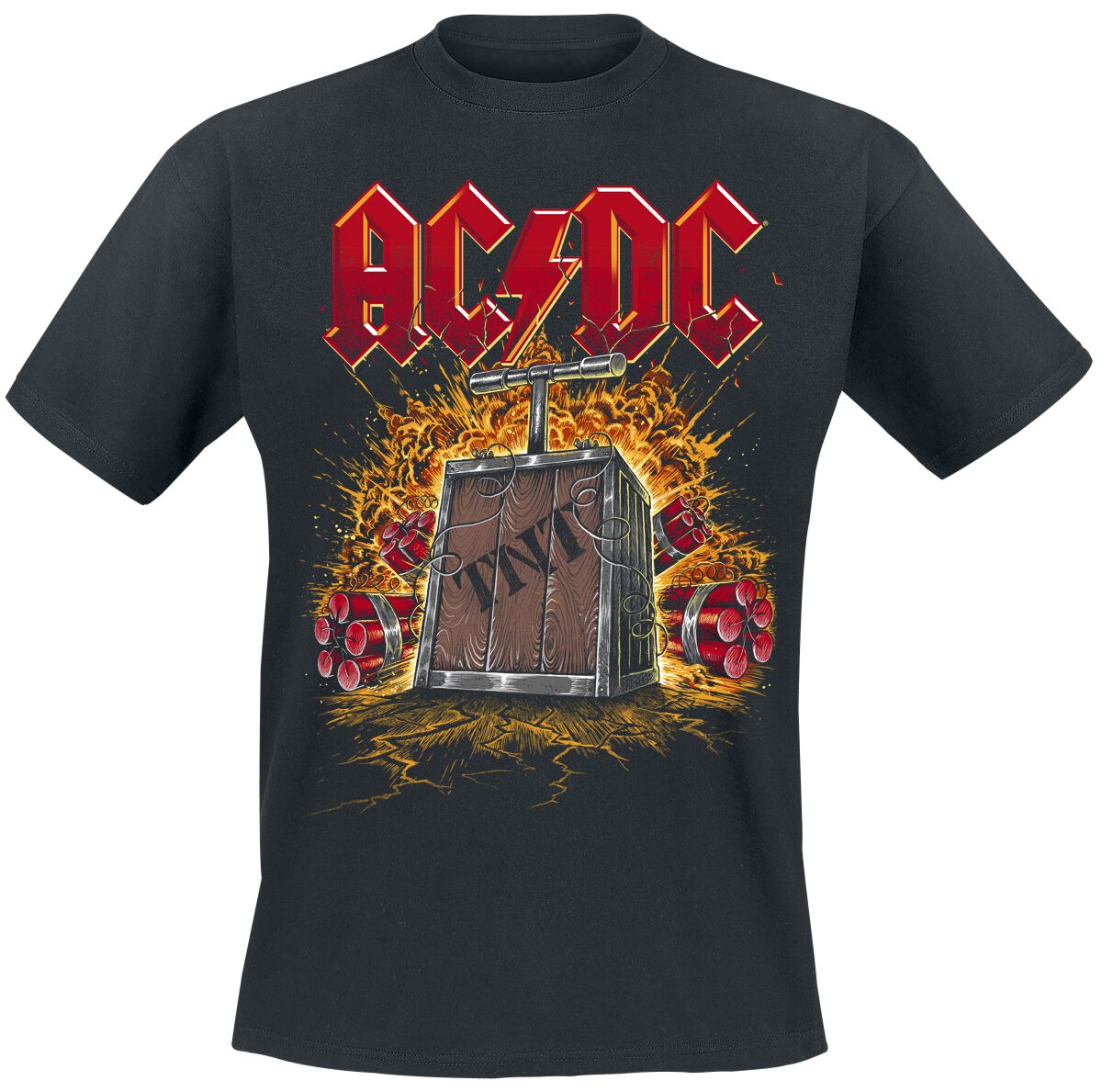 Ac/Dc Bonfire autorizzato Uomo maglietta