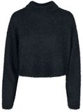 Ladies Oversized Turtleneck Feather Sweater, Urban Classics, Sweatshirt