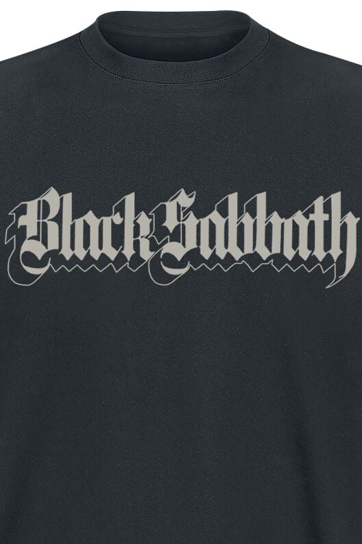 t-shirt da uomo Black Sabbath - Type Cross - Nero