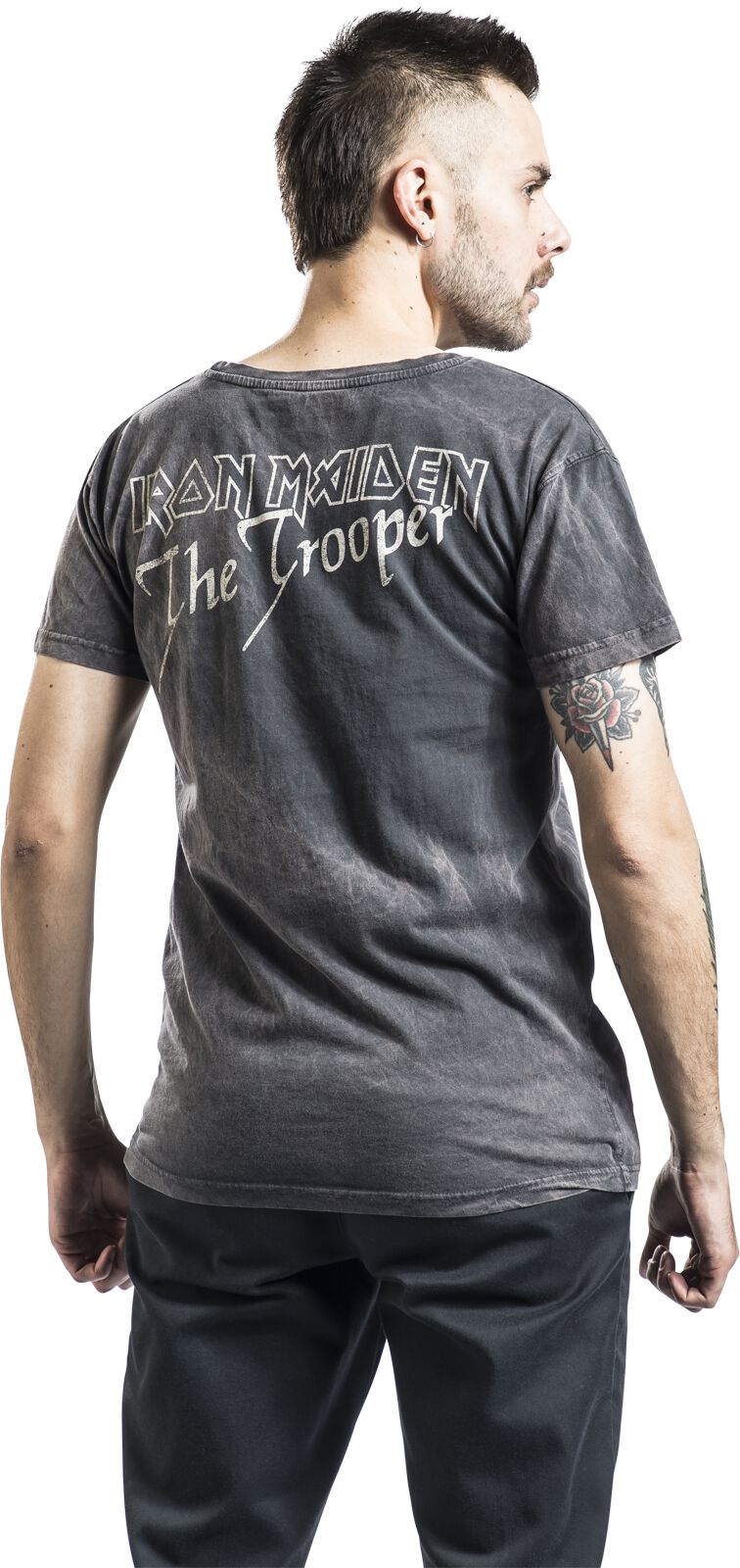 Amplified Hoody Iron Maiden Trooper charcoal M - Online Shop für Caps Amplified Hoody Iron Maiden Trooper charcoal M - Online Shop für Caps