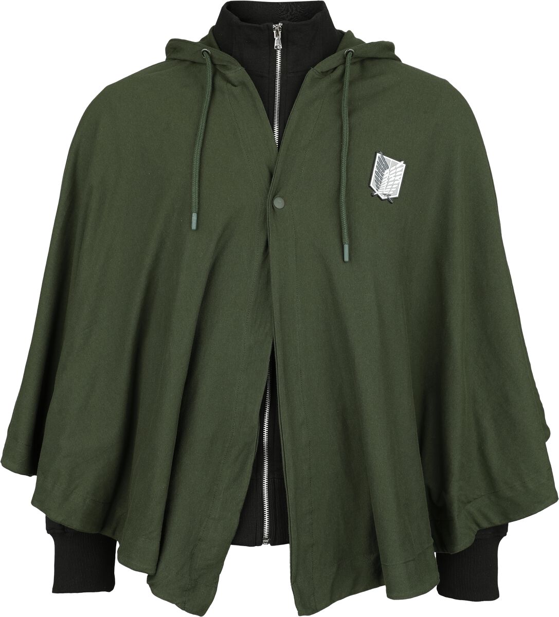 Jean Kirstein Novelty Hoodie Detachable Attack On Titan Hooded