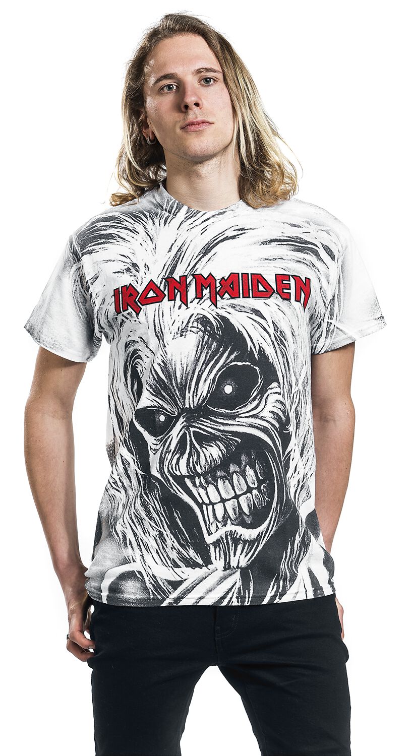 T-shirt Iron Maiden Killers Circle Band logo nuova ufficiale uomo