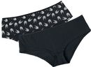 Rockhand Panty - Double Pack, Gothicana by EMP, Underwear