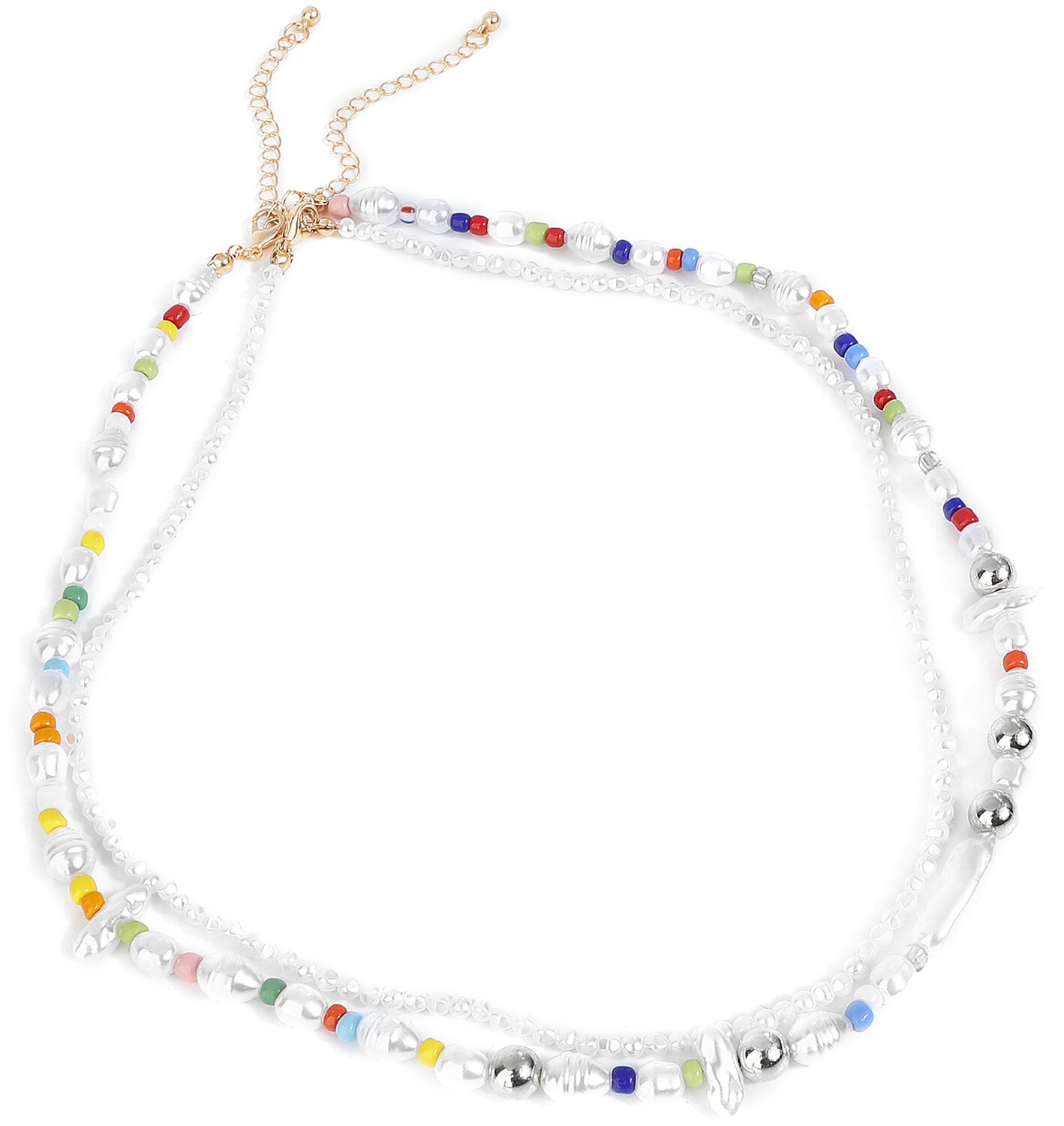 | and Anklet Various Urban Necklace Layering Necklace | Set EMP Classics Pearl