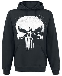 Sprayed Skull Logo, The Punisher, Hooded sweater