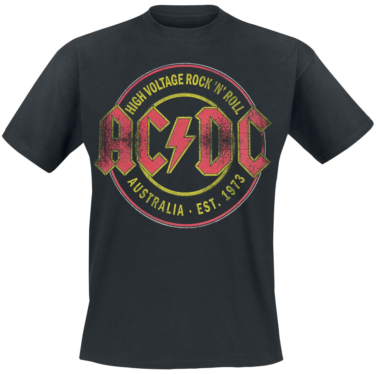 High Voltage Rock 'N' Roll Australia 1973 AC/DC T-Shirt