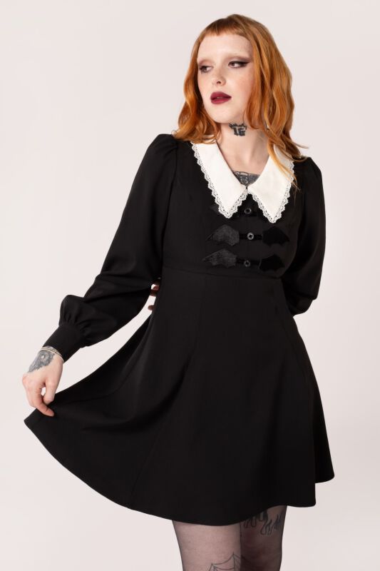 knee length dresses for ladies Annie Mini Dress – Hell Bunny main image 0