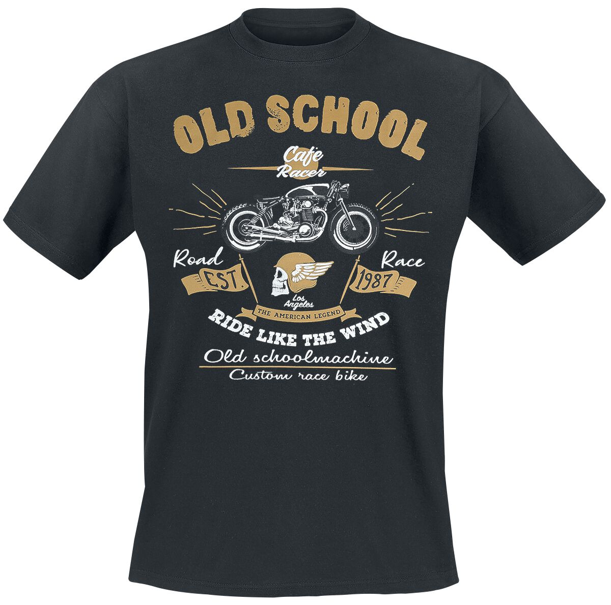 Old School Cafe Racer Gasoline Bandit T-Shirt EMP