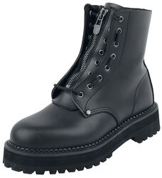 Black Boots with Zip, Black Premium by EMP, Boot