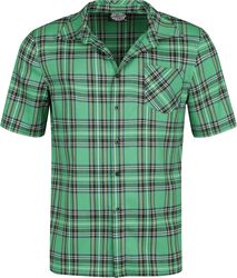 Green Shirt, H&R London, Short-sleeved Shirt