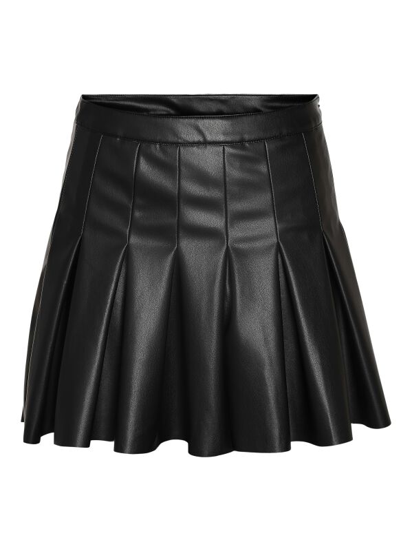 NMPAULO HW PLEATED PU MINI SKIRT NOOS Noisy May Mini Skirt EMP