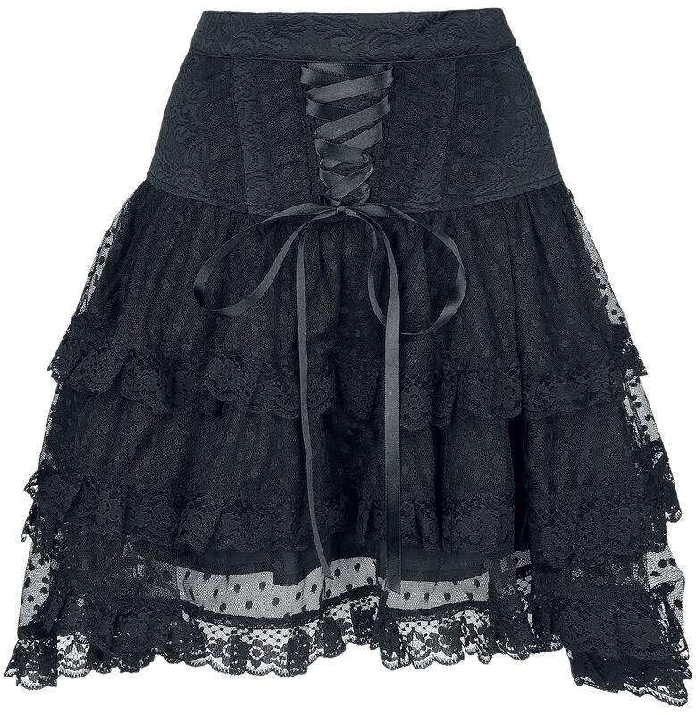 Skirt with Lace (Longer at the Back)