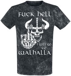 Fuck Hell - I Will Go To Walhalla, Slogans, T-Shirt