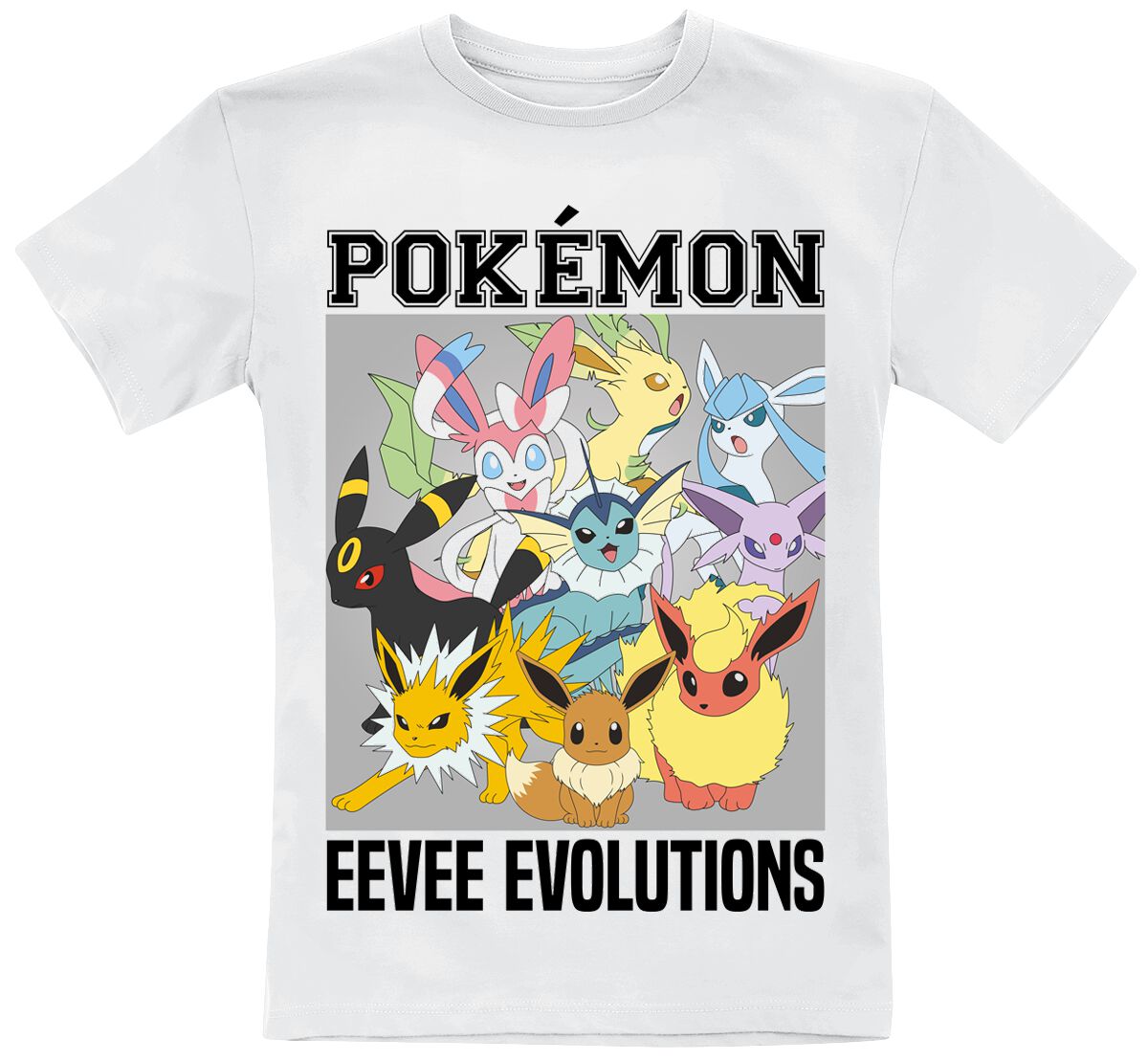 Eevee Pokemon Shirts Kids Eevee Evolutions Pokémon T-Shirt EMP