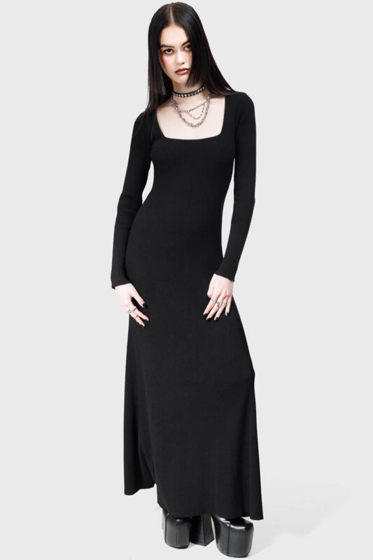 karen kane v neck maxi dress Karen Kane Quinn V Neck Pocket Dress, M, Black