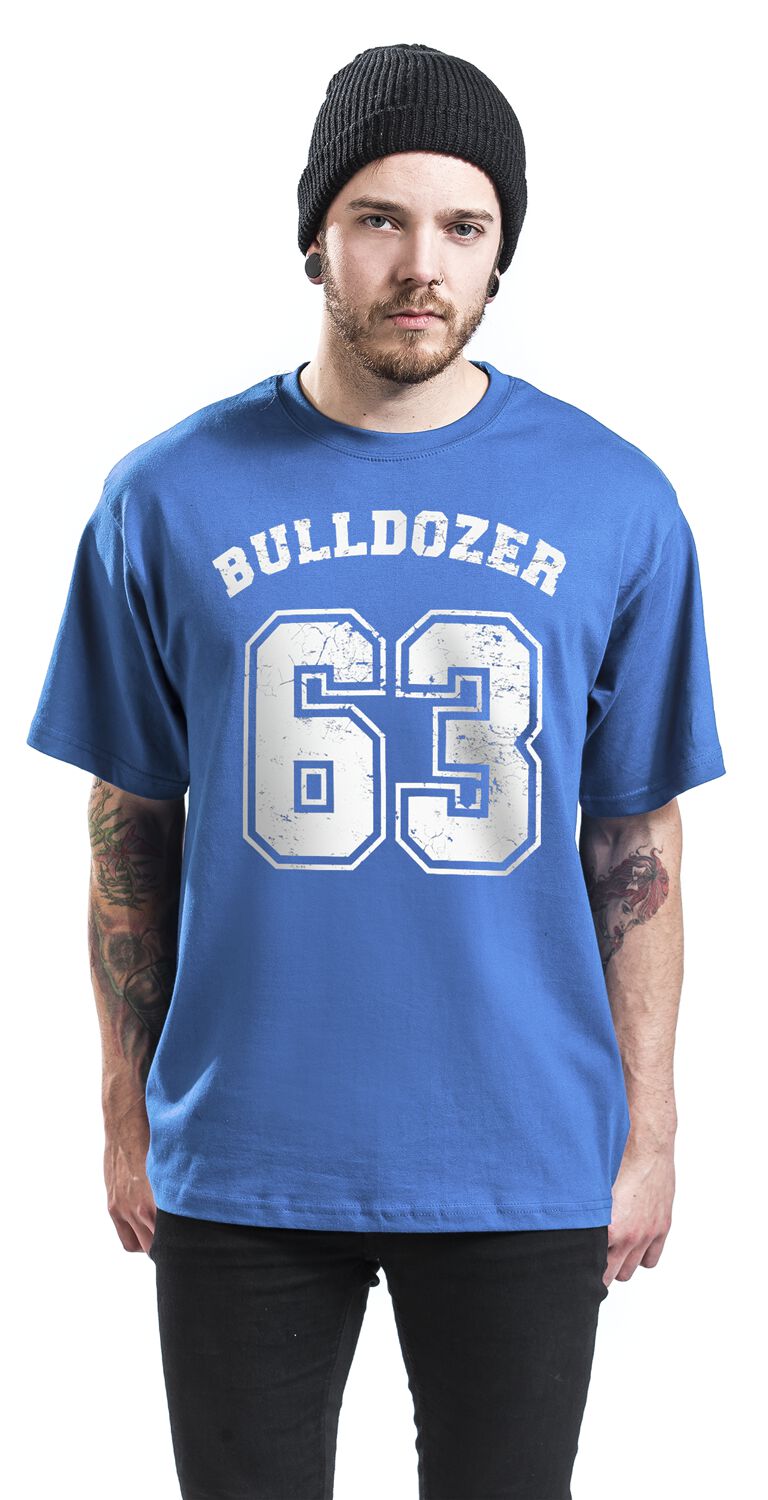MÜCKE 63 - Maglietta a maniche corte, motivo: Bulldozer film Star Movie Buddy, colore: Nero Nero XXL