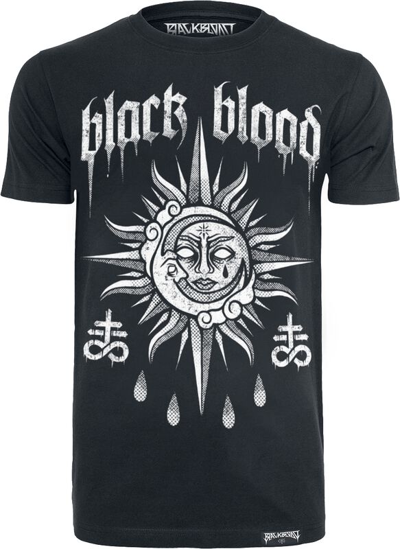 T-shirt with Sun and Moon Print