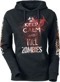 Fun Shirt Keep Calm And Kill Zombies, Fun Shirt, Hooded sweater