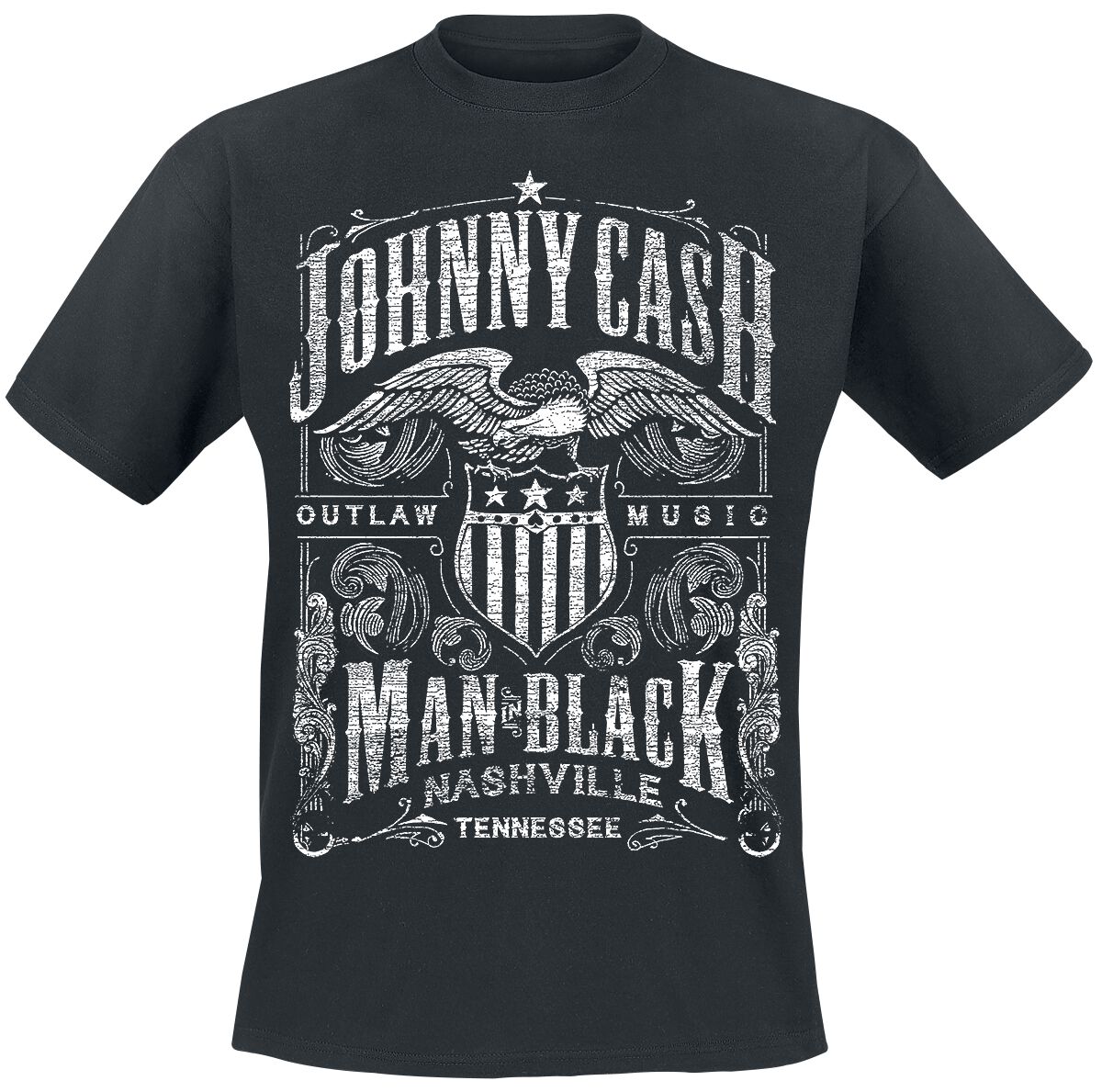 Outlaw Music Johnny Cash T-Shirt EMP