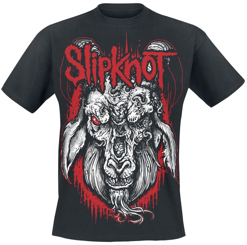 Slipknot Rotting Goat T-shirt black Band merch, Bands, Black, M Slipknot Rotting Goat T-shirt black Band merch, Bands, Black, M