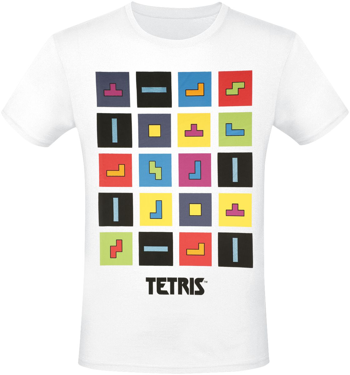 Colour blocks Tetris T-Shirt EMP