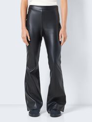 Andy Pasa PU high-waisted flared trousers, Noisy May, Imitation Leather Trousers