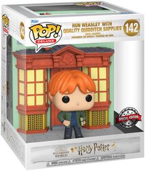 Ron Weasley with Quality Quidditch Supplies (Pop! Deluxe) Vinyl Figure 142, Harry Potter, Super Pop!