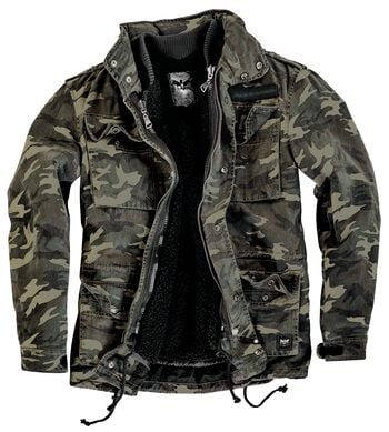 Army Field Jacket Black Premium by EMP Winter Jacket EMP