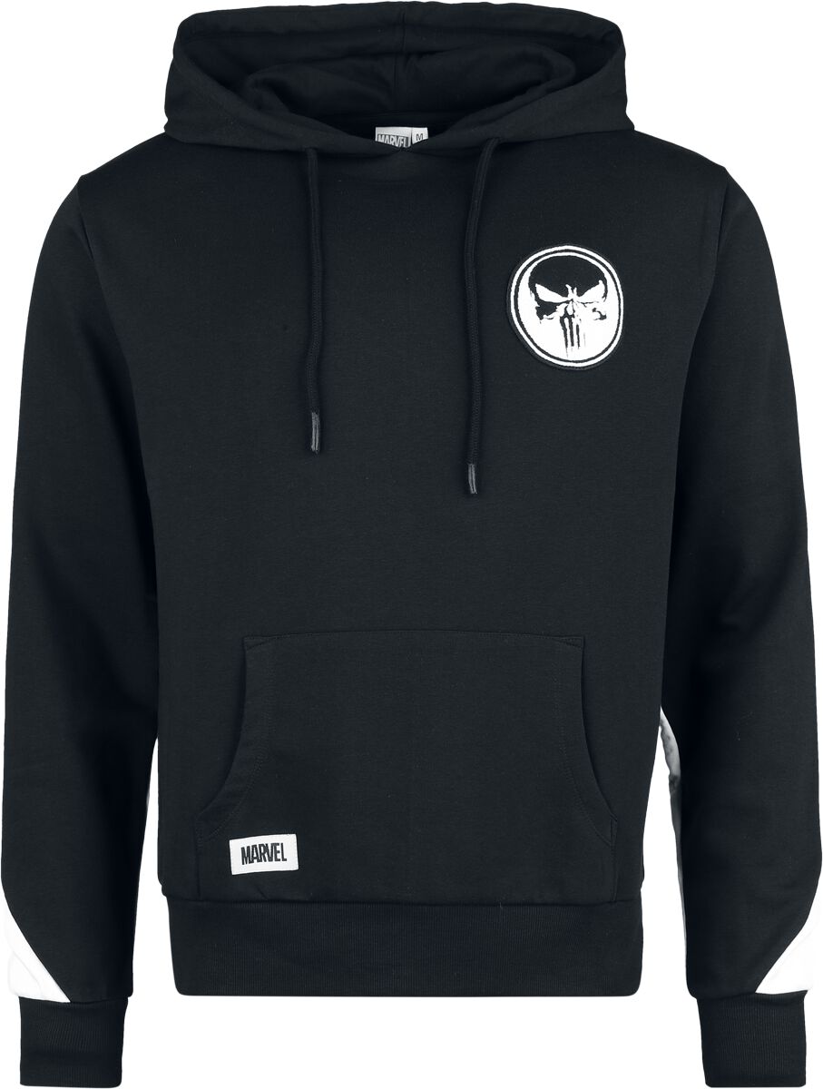 Oversized Hoodie Black Punisher Hoodie Skull The Punisher Hooded