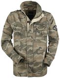 Army Field Jacket, Rock Rebel by EMP, Between-seasons Jacket
