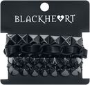 Silver Spikes, Blackheart, Studded Bracelet