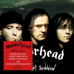 Overnight sensation, Motörhead, CD
