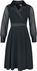 Polly Black Dress, Timeless London, Medium-length dress