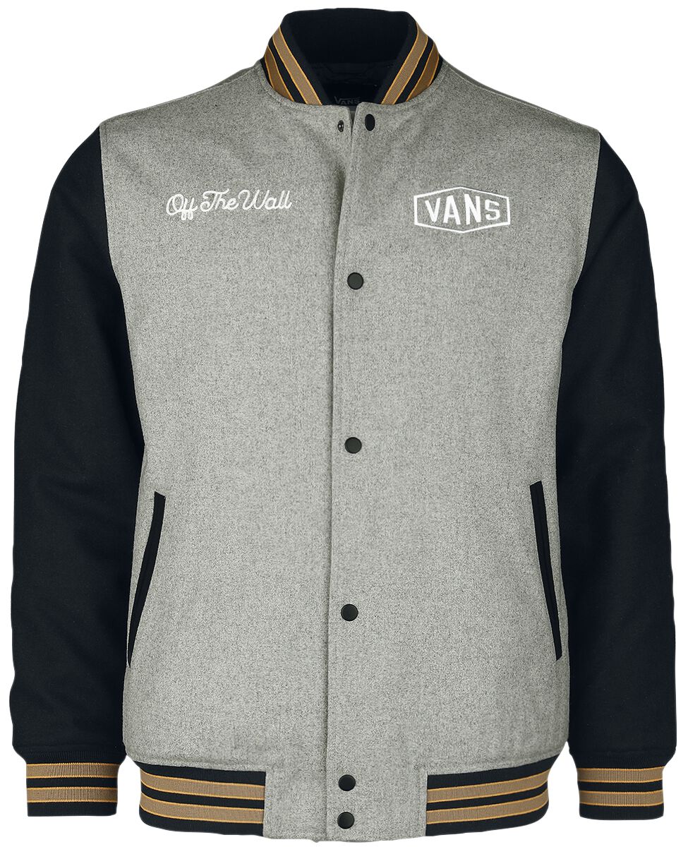 Varsity Van Jackets CHECKERBOARD RESEARCH VARSITY JACKET Vans