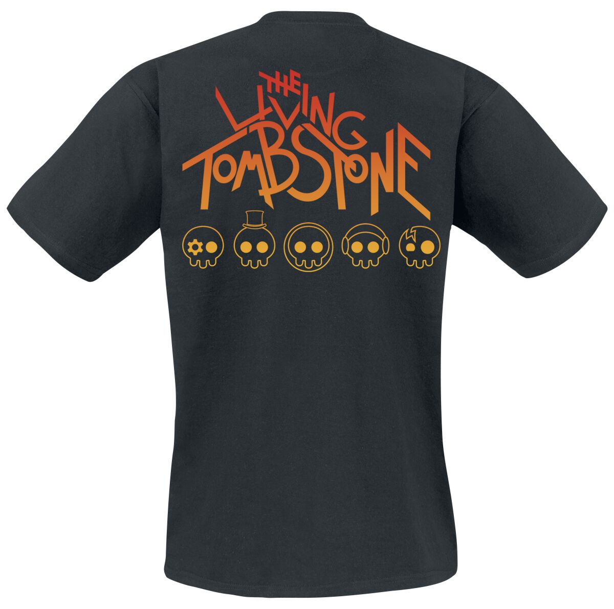 Grandient Skull The Living Tombstone T-Shirt EMP