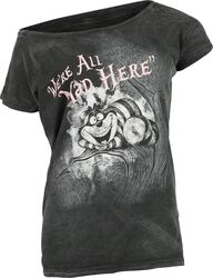 Cheshire Cat - We're All Mad Here, Alice in Wonderland, T-Shirt